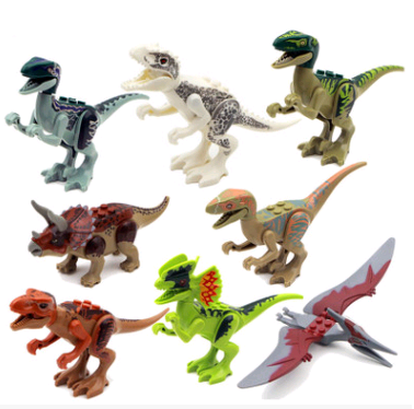 Building Blocks Mini Dinosaur Bricks Figures