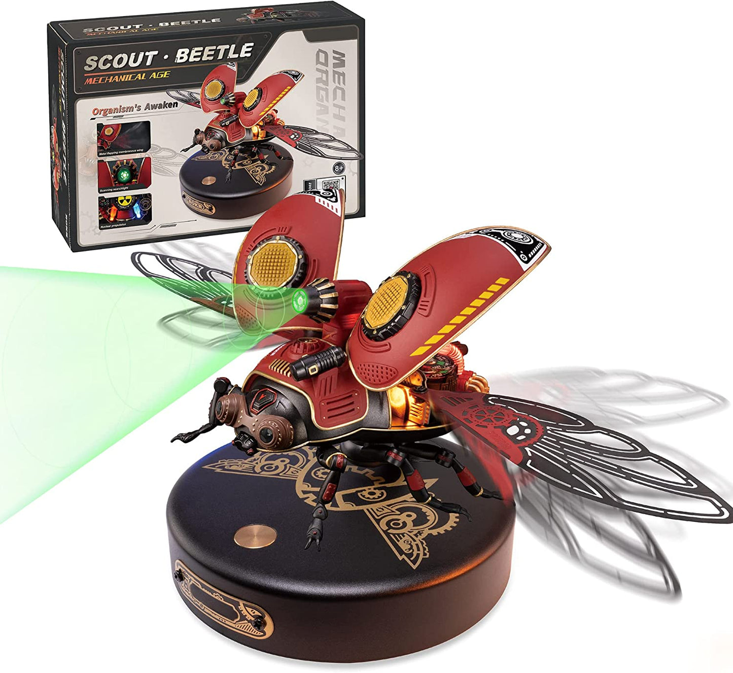 Robotime Rokr Scout Beetle Metal 3D Puzzles Games Punk Style