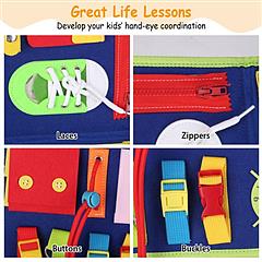 Kids Busy Board Sensory Activity Board