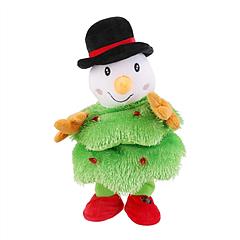 Electric Dancing Singing Plush Snowman Toy