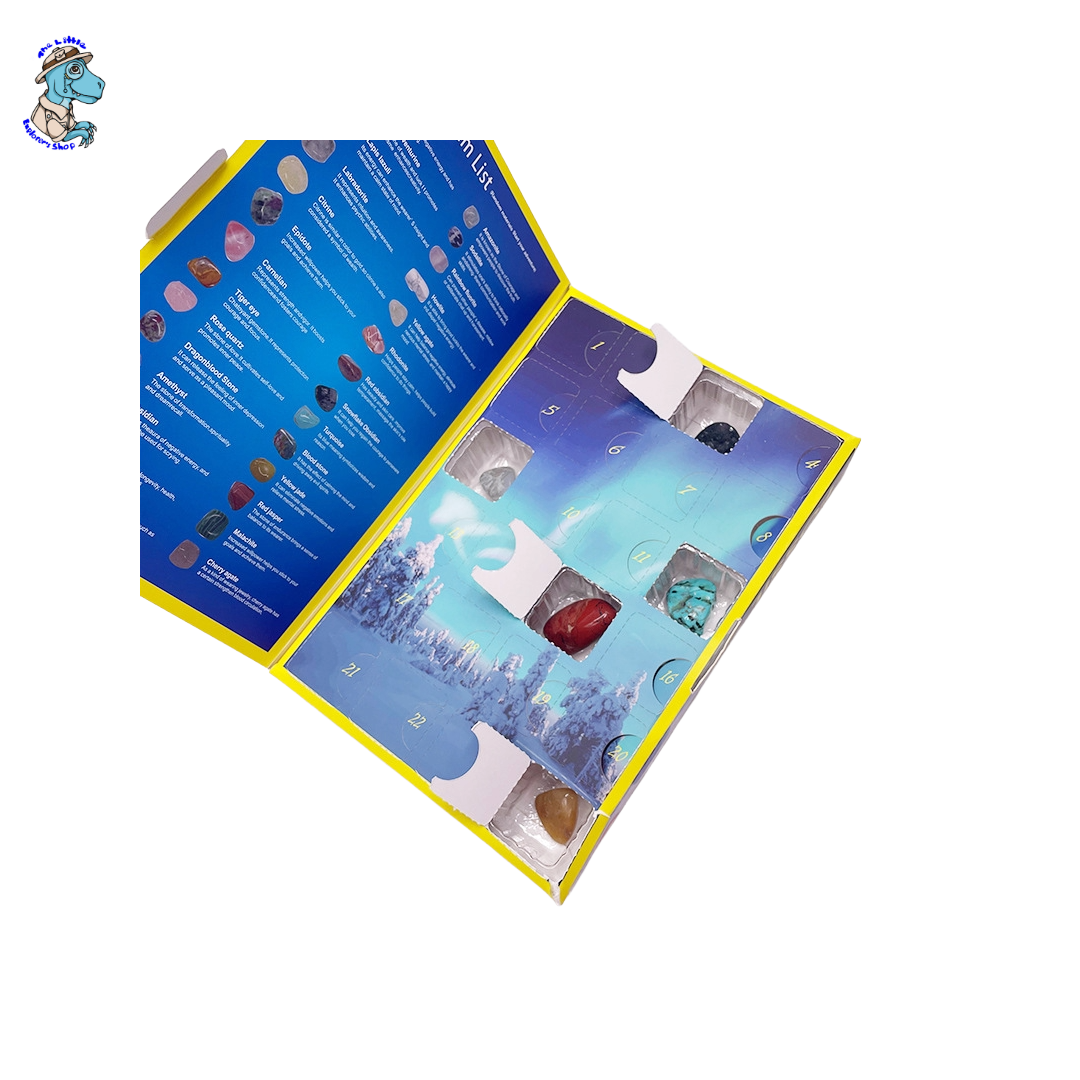 Modern advent calendar with minimalist packaging for holiday gift