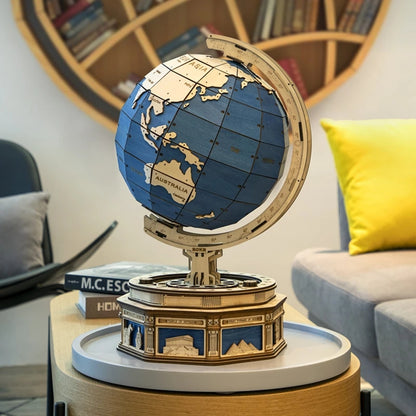 Robotime Globe Earth  3D Wooden Puzzle.