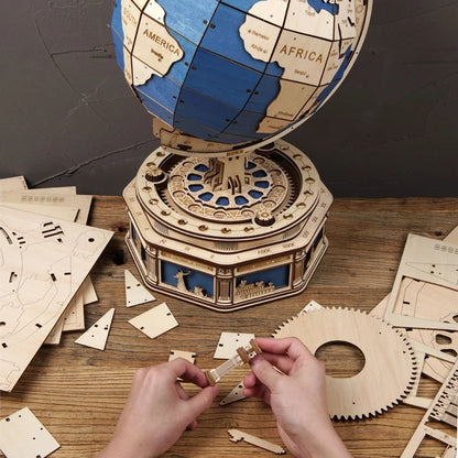 Robotime Globe Earth  3D Wooden Puzzle.