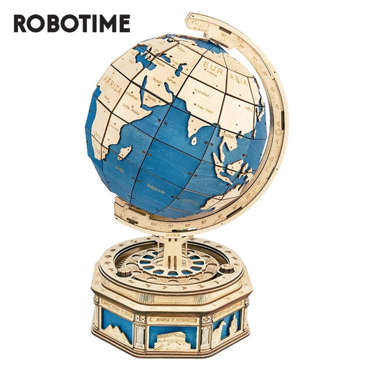 Robotime Globe Earth  3D Wooden Puzzle.